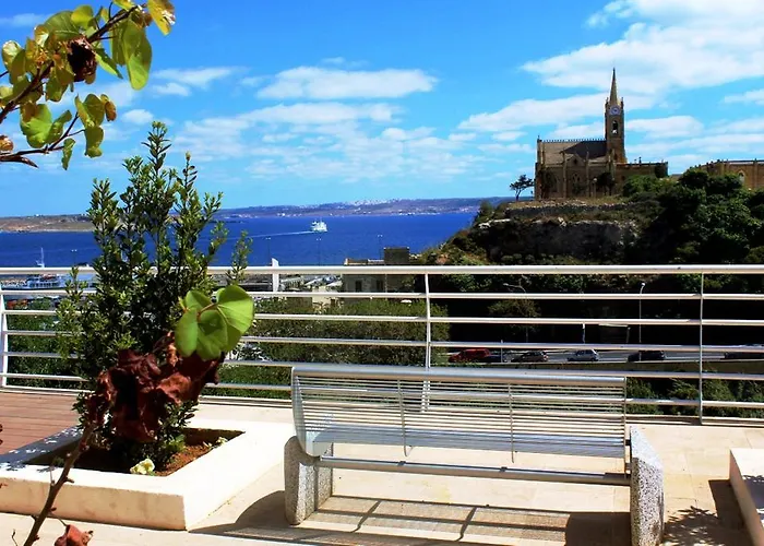 Lejlighed Il-kannizzata Luxurious Gozo Penthouse With Sea View & Pool *