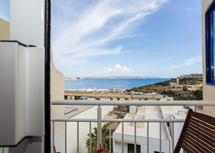 Lejlighed Il-kannizzata Luxurious Gozo Penthouse With Sea View & Pool Għajnsielem